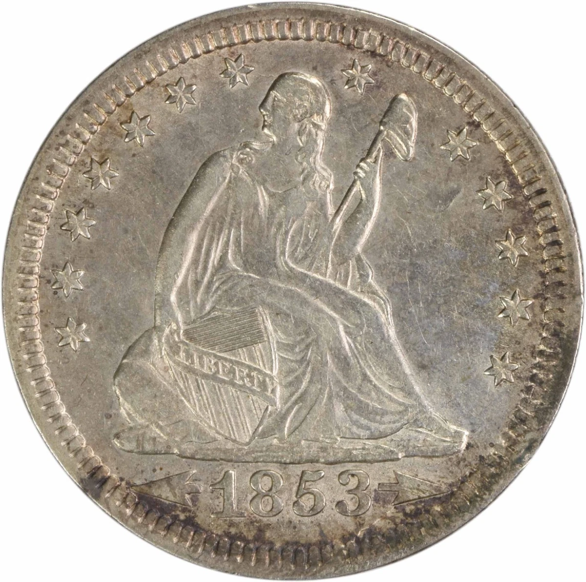 1853 Year Seated Liberty US Quarters (1838-1891) for sale | eBay