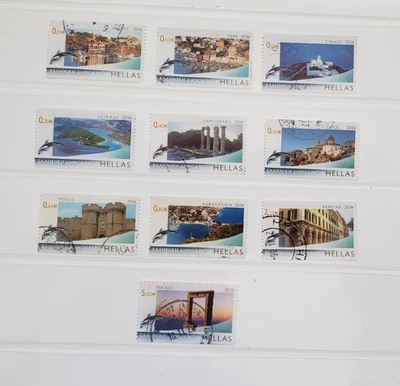 2006 greece used set  GREEK ISLANDS II HOR. IMP. HELLAS #2429A-2438A - Image 1 of 4