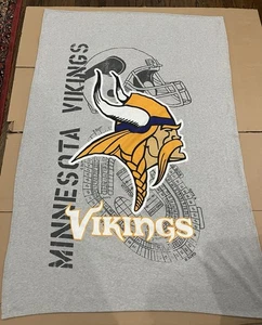 NFL Minnesota Vikings Cotton Throw Blanket - Bild 1 von 5