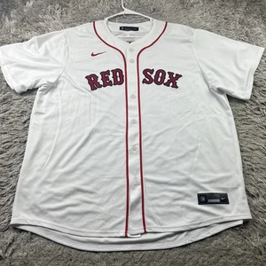 Nike Boston Red Sox MLB Baseball White Jersey Mens 2xl Blank - Picture 1 of 10