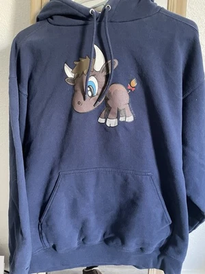 Balenciaga Year of Ox 连帽衫海军蓝 — 第 1/4 张图片