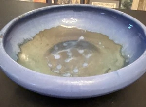 Large Shearwater Pottery Bowl. Vintage 9 Inch Bowl With Older Mark And Tape Tag - Picture 1 of 17