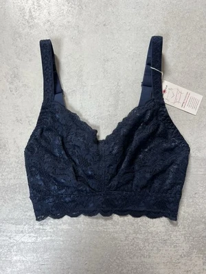 Cosabella Never Say never Curvy bralette wireless Navy Blue Sz S 32-34 DD DDD F - Image 1 of 3