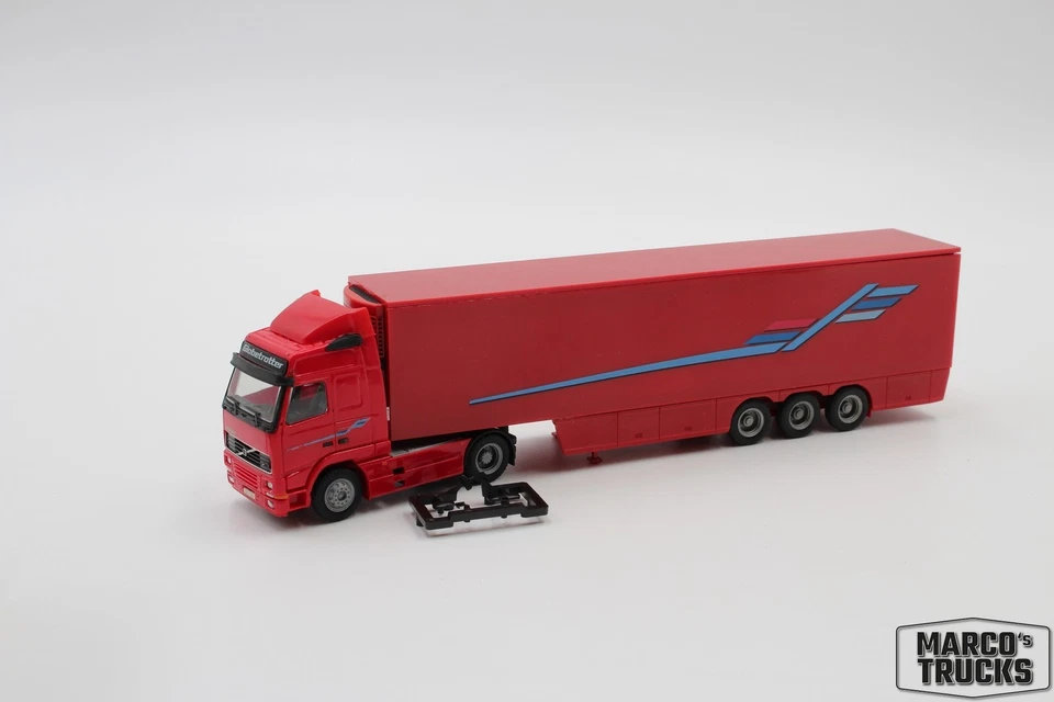Albedo Volvo FH12/16 GL Refrigerated semitrailer red Advertising model Conversio - Image 1 of 1