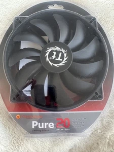 Thermaltake 200mm Fan - Pure 20 Series Black 200x30mm High Airflow Case Fan - Picture 1 of 2