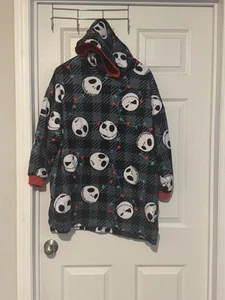 Pesadilla antes de Navidad Niños Grande Pullover Bata Talla L/xl Suave - Imagen 1 de 4
