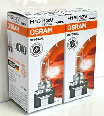 2x (PAR) OSRAM SYLVANIA H15 Bombilla Lámparas 64176 ALEMANIA Foto 1 de 4
