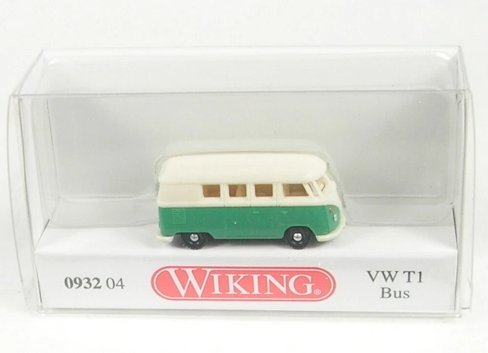 VW T1 Bus (1:160 WIKING) Verde Patina/Bianco Perla 1963-1967 - Immagine 1 di 1