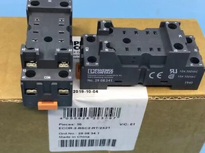 Nuevo enchufe de relé NO.2908341 para relé intermedio 10A 8 orificios x 1 pieza - Imagen 1 de 1