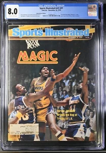 CGC 8.0 (VF) Sports Illustrated Magazine 1st Magic Johnson NBA Cover 1979 - Picture 1 of 2