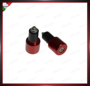 CONTRAPPESI MANUBRIO ROSSO MOTO SCOOTER STABILIZZATORI BILANCIERI UNIVERSALI - Picture 1 of 1
