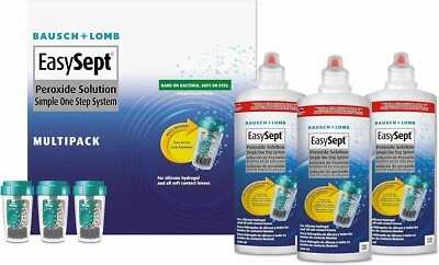 BAUSCH + LOMB Easysept Bausch Lomb Eye Contact Lens Peroxide Solution 3 x 360ml
