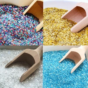 Crushed German GLASS GLITTER Premium Glitter for Jewelry Resin Art Inlay Crafts - Picture 1 of 8