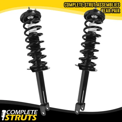 Rear Pair Quick Complete Struts & Coil Spring Assemblies for 08-12 Honda Accord Foto 1 de 4