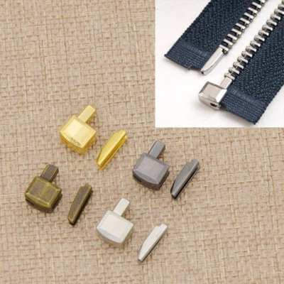 8# Metal Zipper Repair Stopper Open End Sewing Tailor Tool Acessories 10Sets - Image 1 of 4