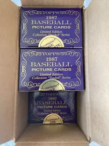 1987 Topps Tiffany conjunto comercial conjunto completo sellado de fábrica con novato Greg Maddux - Imagen 1 de 1
