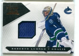 2010-11 Panini Luxury Suite Roberto Luongo GU JERSEY RELIC 151/599 CANUCKS - Picture 1 of 1