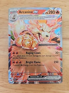 Arcanine ex 032/198 Scarlet & Violet NM Ultra Rare Pokemon Card - Picture 1 of 2