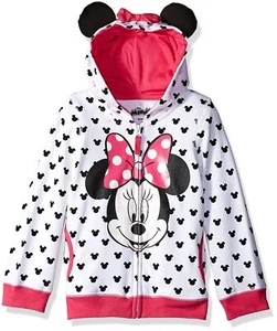 Disney Girls' Minnie Hoodie with Bow and Ear - Picture 1 of 2