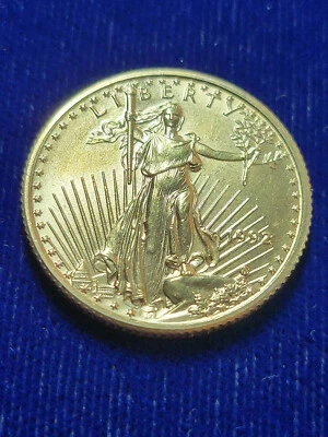 🌟 1992 UNC 1/4 oz $10 Gold American Eagle Bullion Coin LOW MINTAGE DATE - Image 1 of 4