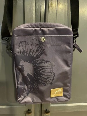 Golla Purple Embossed Flower Helsinki Generation Mobile Computer Bag - Adj Strap - Image 1 of 4