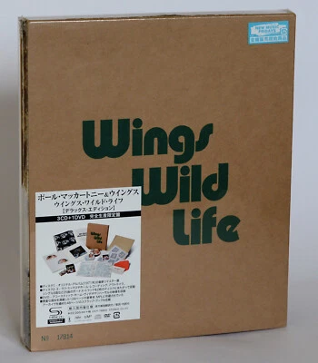 Paul McCartney & Wings - Wild Life / Japan Numbered Deluxe Box 3 SHM CD+DVD OOP - Bild 1 von 2