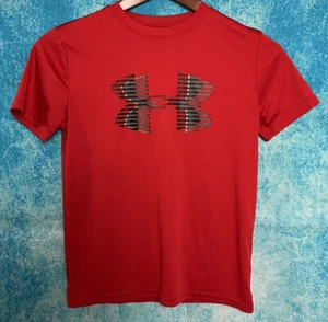 Camiseta roja Under Armour para niños jóvenes M Heat Gear - Imagen 1 de 3
