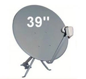 39 Inch KU SATELLITE DISH ANTENNA For FTA LINEAR lnb 36 X 39 For 97 95 GALAXY 19 - Picture 1 of 5