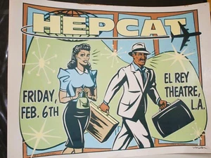 Marco Almera "HEPCAT" (4 Color) Silkscreen Serigraph Signed and No, 168/465 - Picture 1 of 6