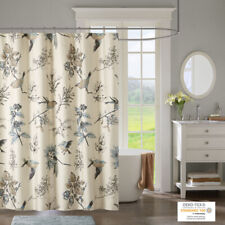Madison Park Quincy Printed Cotton Shower Curtain
