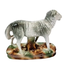 Rare Antique Ram Sheep Porcelain Figure meissen? chelsea house? Artist Signed - Picture 1 of 19