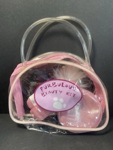 BABW Furbulous Toy Beauty Set Rossetto Compatto Trucco Pennello Astuccio Costruisci un Orso - Foto 1 di 7