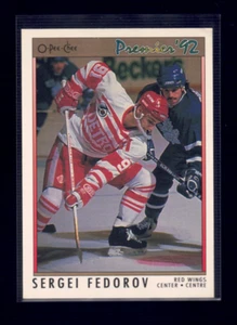 1991-92 O-Pee-Chee Premier 92 #68 Sergei Fedorov - Picture 1 of 2