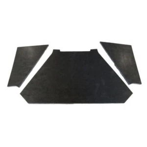 Hood Insulation Pad 1/2" Fiberglass for 1974-1983 Jeep Cherokee Gray/Black - Picture 1 of 1