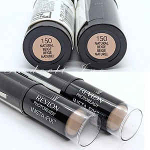 Revlon PhotoReady Insta-Fix Makeup Stick, 150 Natural Beige ~2-PACK~ READ - Picture 1 of 2