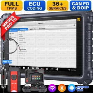 Autel MaxiCOM MK906 Pro-TS Car Diagnostic Scan Tool Full TPMS ECU Coding IMMO AU - Picture 1 of 12
