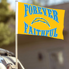 2PCS San Diego Chargers Car Flags Forever Faithful 2-Sided Window Flags 12*18in Only $28.49 on eBay