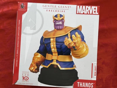 Minibusto Gentle Giant Marvel Avengers Thanos SDCC exclusivo #453/500 NUEVO Foto 1 de 3