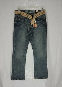 Op Slim Straight 1972 blaue Herrenjeans Etikett 32 x 30 mittlere Waschung. Neu mit Etikett C5 - Bild 1 von 7