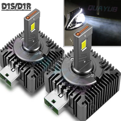 Farol LED 6000K lâmpadas altas e baixas brilhantes para Cadillac Escalade ESV EXT -2X D1S - Imagem 1 de 4