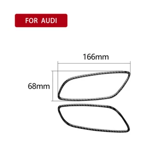 2* Carbon Fiber Interior Door Handle Decal Stickers For Audi TT TTRS 2008-2014 - Picture 1 of 6