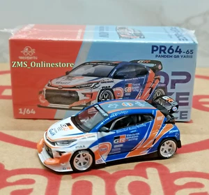 POP RACE Pandem Rocket Bunny Diecast 1/64 [TOYOTA GR YARIS GULF PR64-65 - SELLADO - Imagen 1 de 8