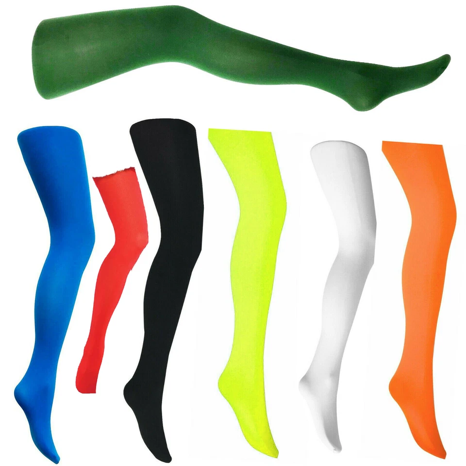 Super Soft Opaque Tights Plain Dance Fashionable Colours 40 Denier Sizes S - XL — 第 1/1 张图片