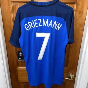 Nike 2016/17 France Home Vapor Match Griezmann Jersey, Shirt, New, Size Large - Picture 1 of 7