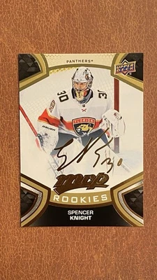 2021-22 Upper Deck MVP Spencer Knight #242 Gold Script (RC) - Florida Panthers - Image 1 of 2