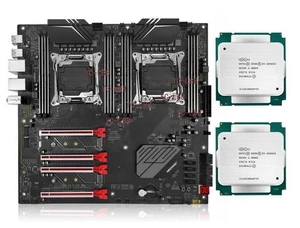 Carte mère X99 D8 MAX LGA2011-3 Intel Xeon E5-2696v3 36c/72t 2.3GHz fonctionnelle - Photo 1/5