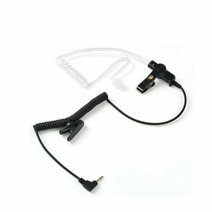 Auricolare tubo acustico solo ascolto polizia 3,5 mm per microfono altoparlante Motorola - Foto 1 di 5