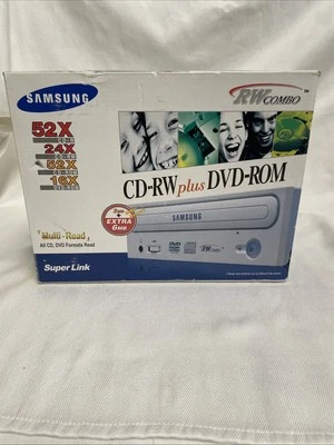 DVD-ROM Samsung CD-RW Plus Modelo SM-352B Nuevo Antiguo Stock Super Enlace Multi Leer Foto 1 de 4