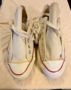 Herren Converse Chuck Taylor All Star Low Weiß USA 5 1/2 Vintage 70er 1980er - Bild 1 von 16