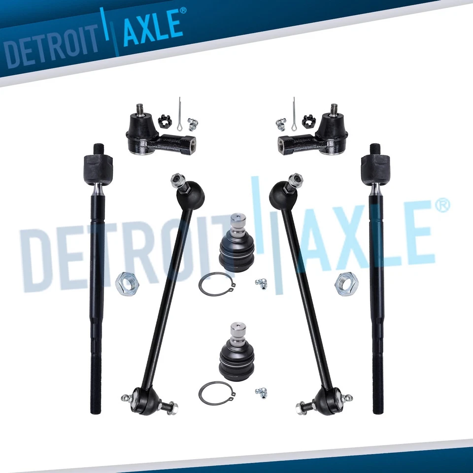 8pc Front Ball Joint Sway Bars Tie Rods Kit for Chrysler Sebring Dodge Stratus - Image 1 of 4